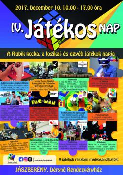IV. Játékos Nap Jászberényben - plakát