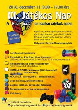 III. Játékos Nap Jászberényben - meghívó