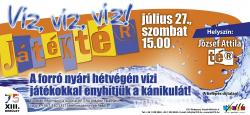 Játéktér - Víz, víz, víz! plakát
