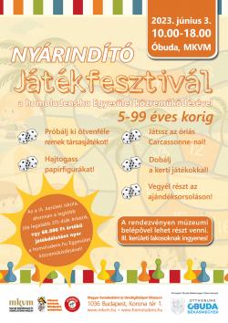 Nyárindító Játékfesztivál 2023 plakát