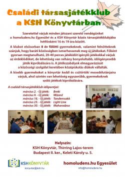 Társasjátékklub a KSH Könyvtárban, 2015. március